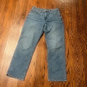 Madewell Women's Curvy 90s straight leg jeans